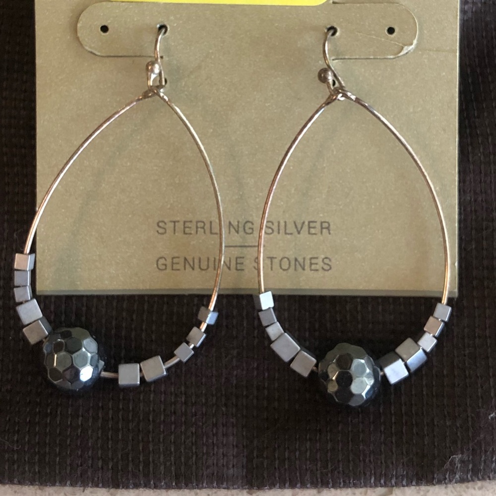 Kate Spade Sterling Silver Stone Earrings